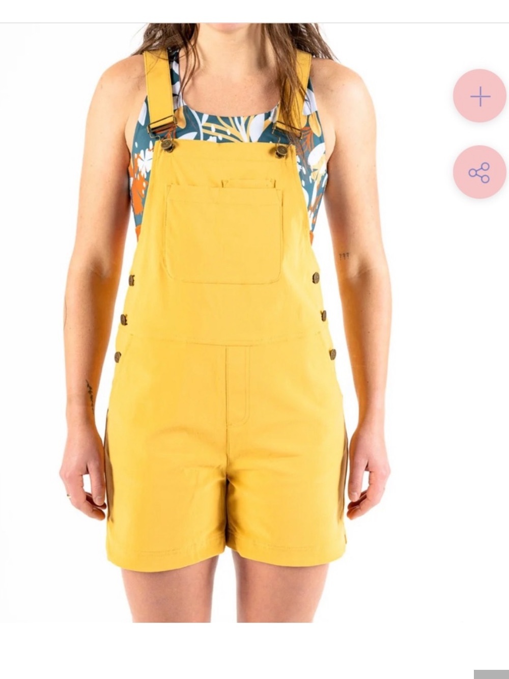 Wild Rye Eeva Short Overalls